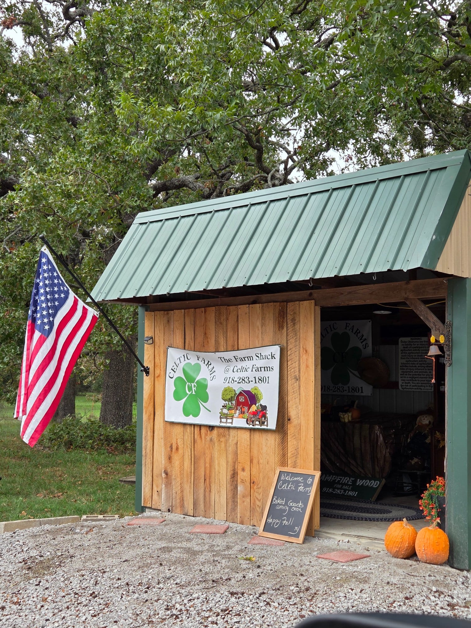 The Farm shack at CELTIC FARMS