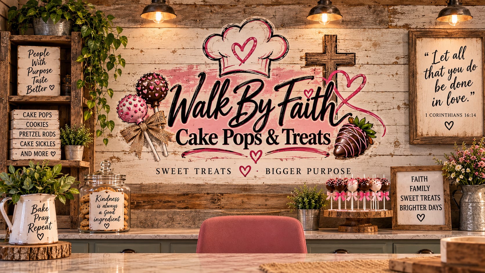Walk By Faith Cake Pops & Treats